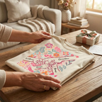 Kids Holding Hand Floral Boho - Personalized Shirt - Mother's Day Gift For Mom Grandma