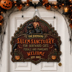 Ferals And Familiars Welcome - Personalized Wood Sign