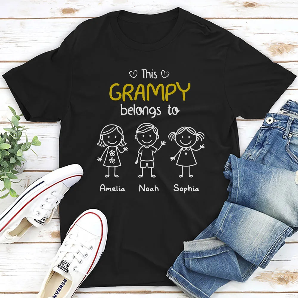 This Grandpa Belongs To Us - Personalized Shirt