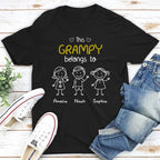 This Grandpa Belongs To Us - Personalized Shirt