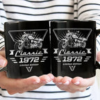 Custom Photo Classic Car Limited Edition - Personalized Black Mug