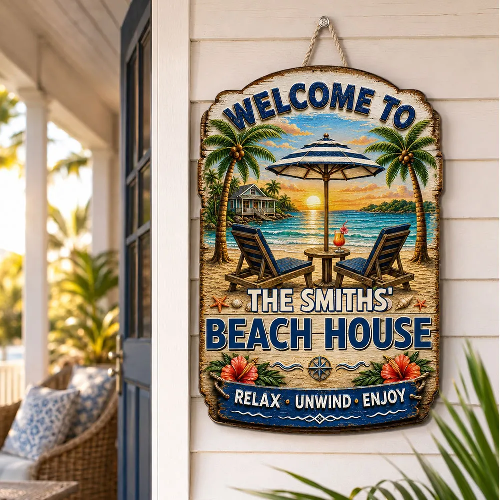 Relax Time - Personalized Wood Sign