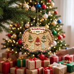 Family Christmas Tree Cake - Personalized Acrylic Ornament, Unique Gift for Family