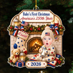 American Baby - Personalized Acrylic Ornament