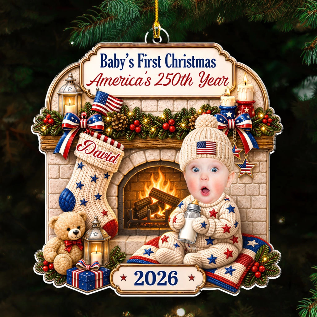 American Baby - Personalized Acrylic Ornament
