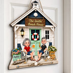 Welcome To Our Beach House 2D Flat - Personalized Wood Sign