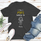 This Grandpa Belongs To Us - Personalized Shirt