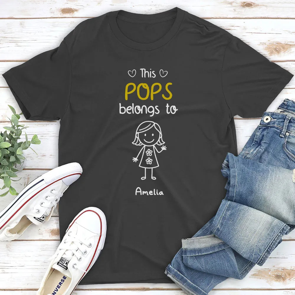 This Grandpa Belongs To Us - Personalized Shirt