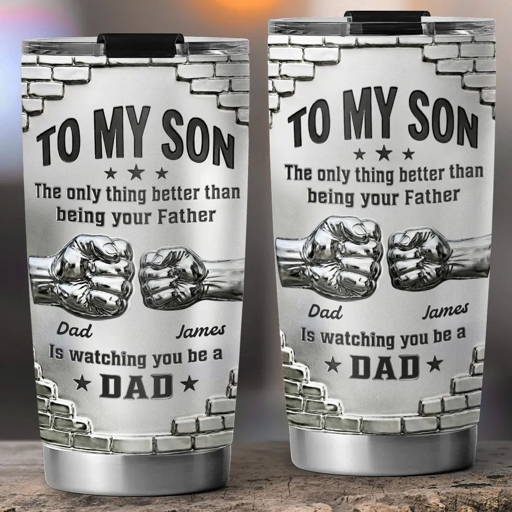 Watching You Grow - Personalized 3D Effect Tumbler