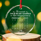 The Moment - Personalized Glass Ornament