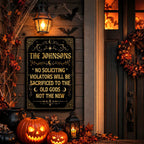 Enter Only If You Dare - Personalized Metal Sign