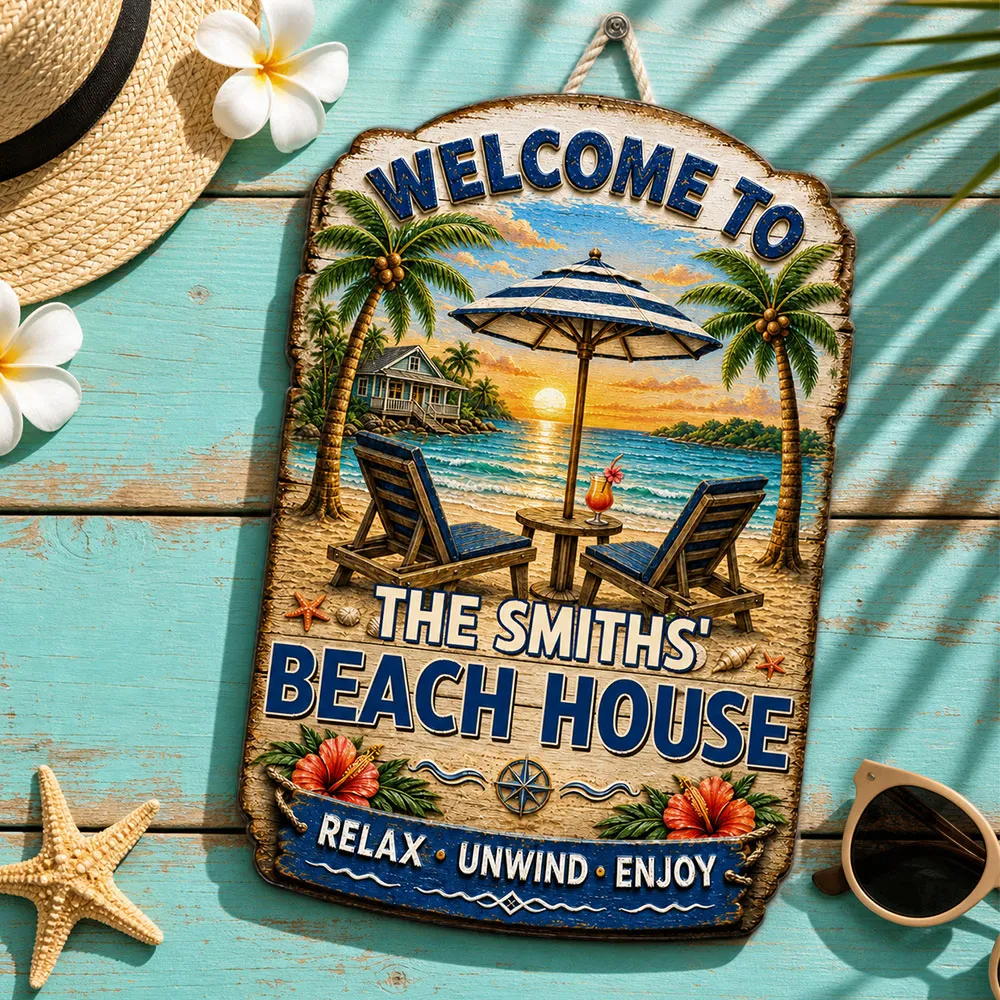 Relax Time - Personalized Wood Sign