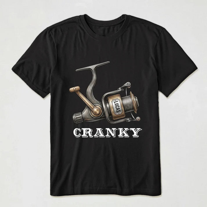 Cranky Man Gift For Fishing Man, Fishing Grandpa - Personalized Shirt