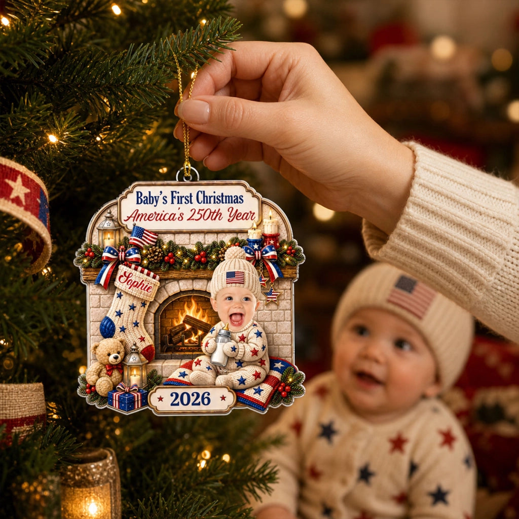 American Baby - Personalized Acrylic Ornament