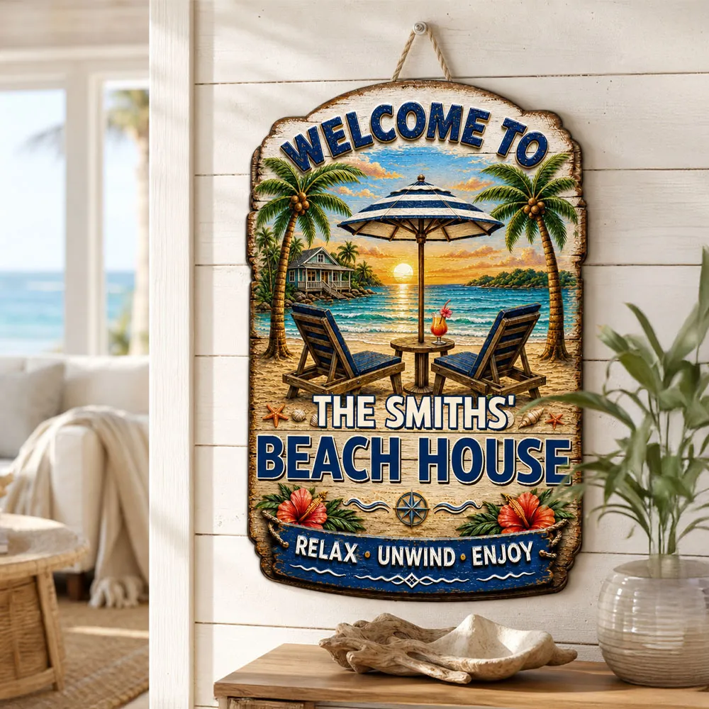 Relax Time - Personalized Wood Sign