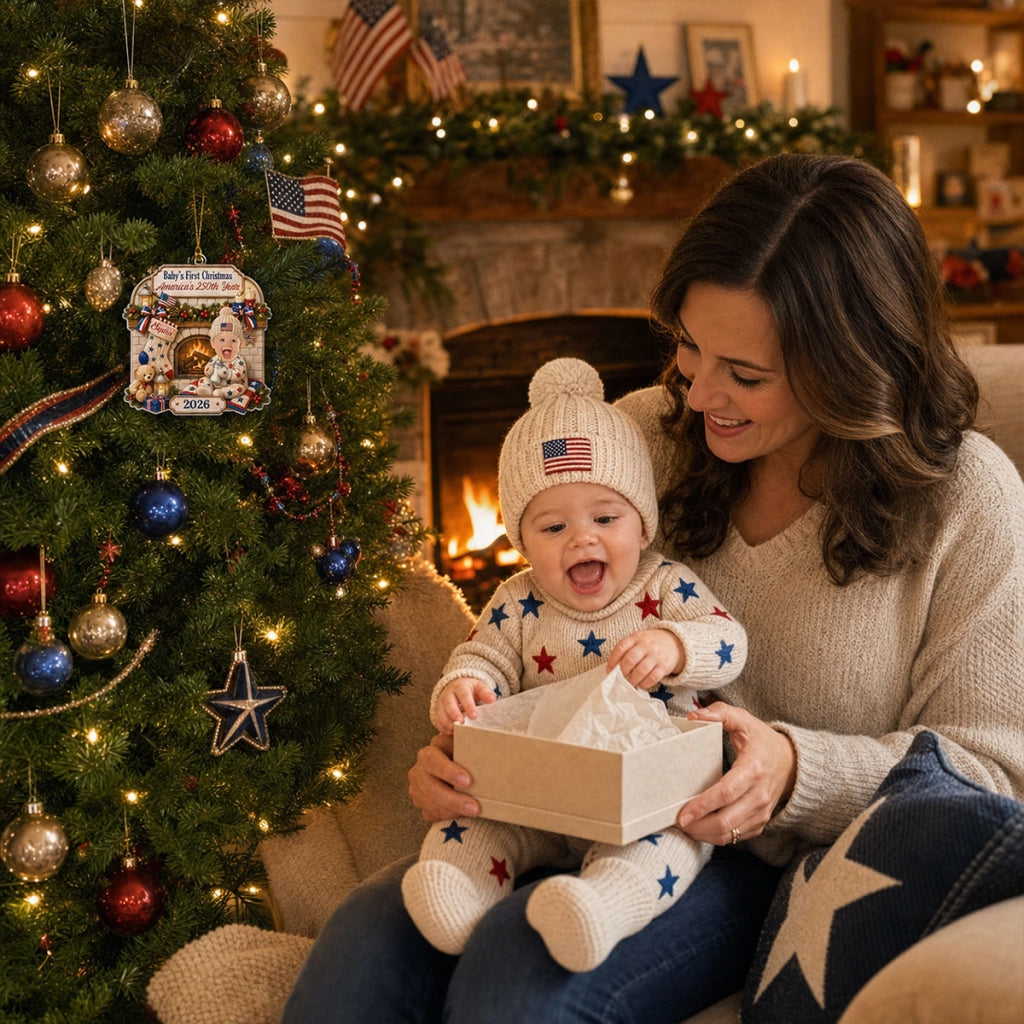 American Baby - Personalized Acrylic Ornament