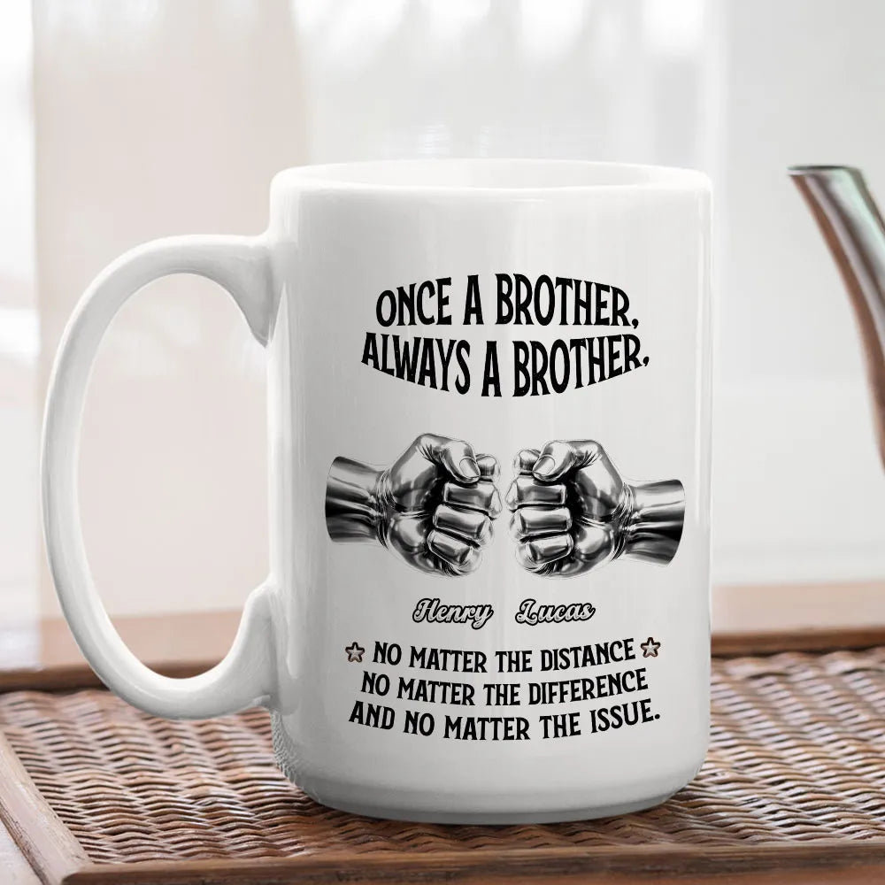 Always My Brother - Personalized Coffee Mug