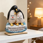 You Are My Penguin - Personalized 2-Layered Wooden Plaque - Sentimental Wedding Anniversary Gift, Gift for Him, for Her