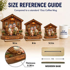 Eternal Love Couple Growing Old Together Cabin Wood House - Personalized 2-Layered Wooden Plaque - Anniversary Gift For Couple