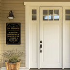 Enter Only If You Dare - Personalized Metal Sign