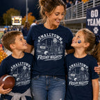 Custom Town Name & Zip Code Game Day Football - Personalized Shirt - Trendy Tee for Football Lover