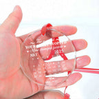The Moment - Personalized Glass Ornament