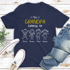 This Grandpa Belongs To Us - Personalized Shirt