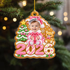 Gingerbread Baby - Personalized Acrylic Ornament