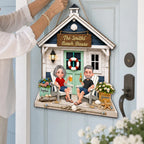 Welcome To Our Beach House 2D Flat - Personalized Wood Sign