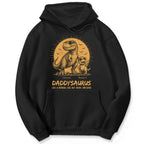 Retro Yellow Vintage Daddysaurus - Personalized Shirt - Funny Father's Day Gift For Dad, Husband