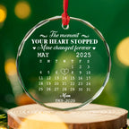 The Moment - Personalized Glass Ornament