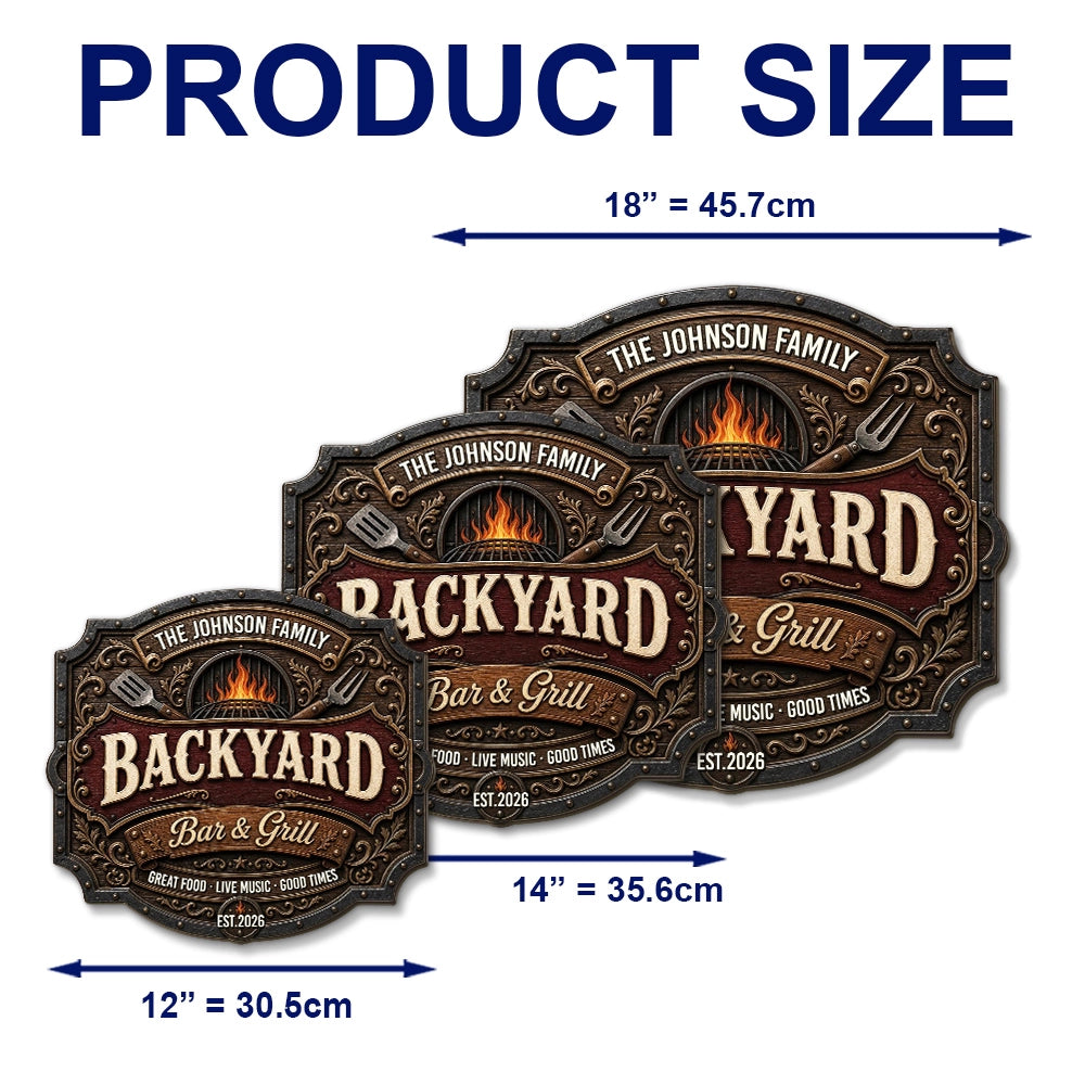 Iron Kitchen - Personalized Wood Sign