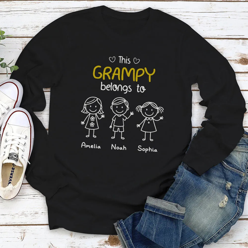 This Grandpa Belongs To Us - Personalized Shirt