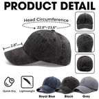 A Girl And Her Fur Babies - Personalized Custom Vintage Washed Denim Cap