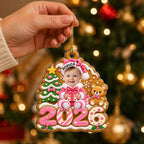 Gingerbread Baby - Personalized Acrylic Ornament