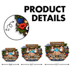 Welcome To Our Pool & Patio - Personalized Wood Sign - Gift For Couple, Summer Patio Pool Decoration