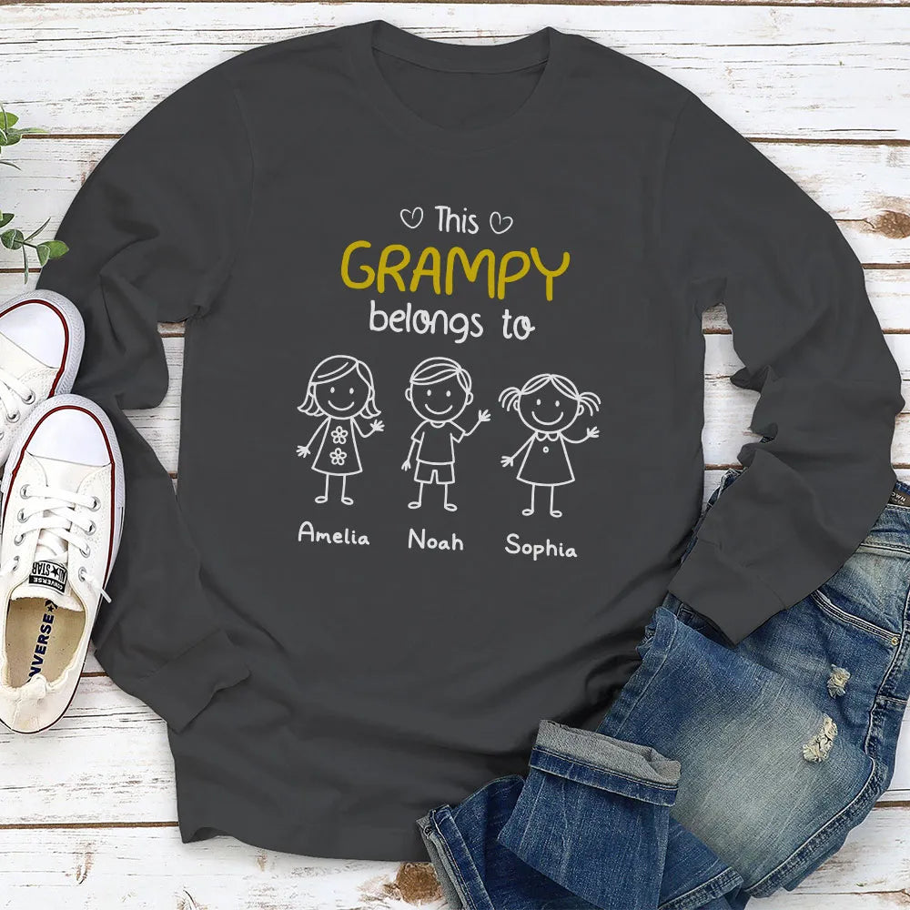 This Grandpa Belongs To Us - Personalized Shirt