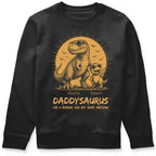 Retro Yellow Vintage Daddysaurus - Personalized Shirt - Funny Father's Day Gift For Dad, Husband