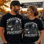 Custom Town Name & Zip Code Game Day Football - Personalized Shirt - Trendy Tee for Football Lover