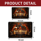 Grill Flame - Personalized Metal Sign
